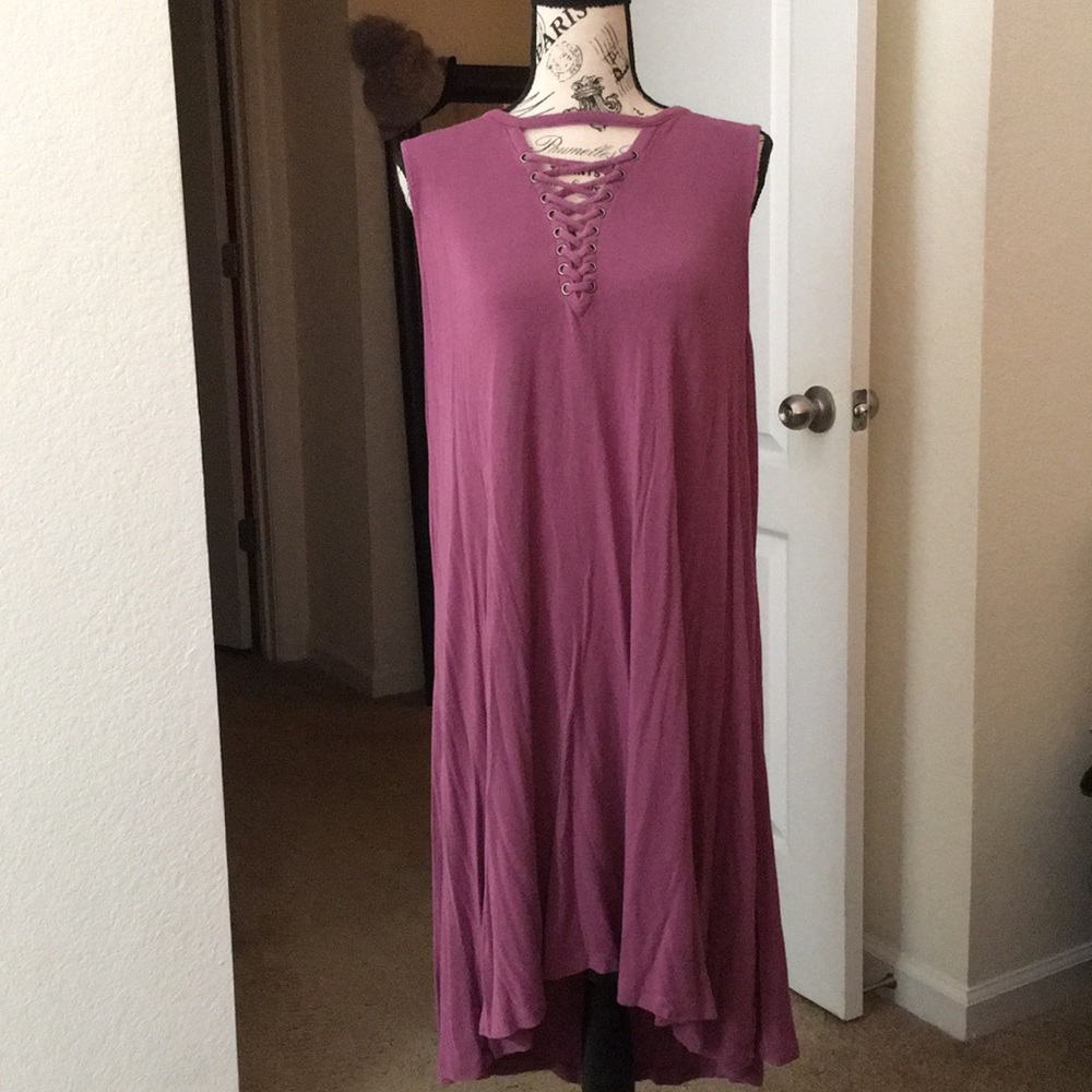 Dress with Accented Chest Design 👗